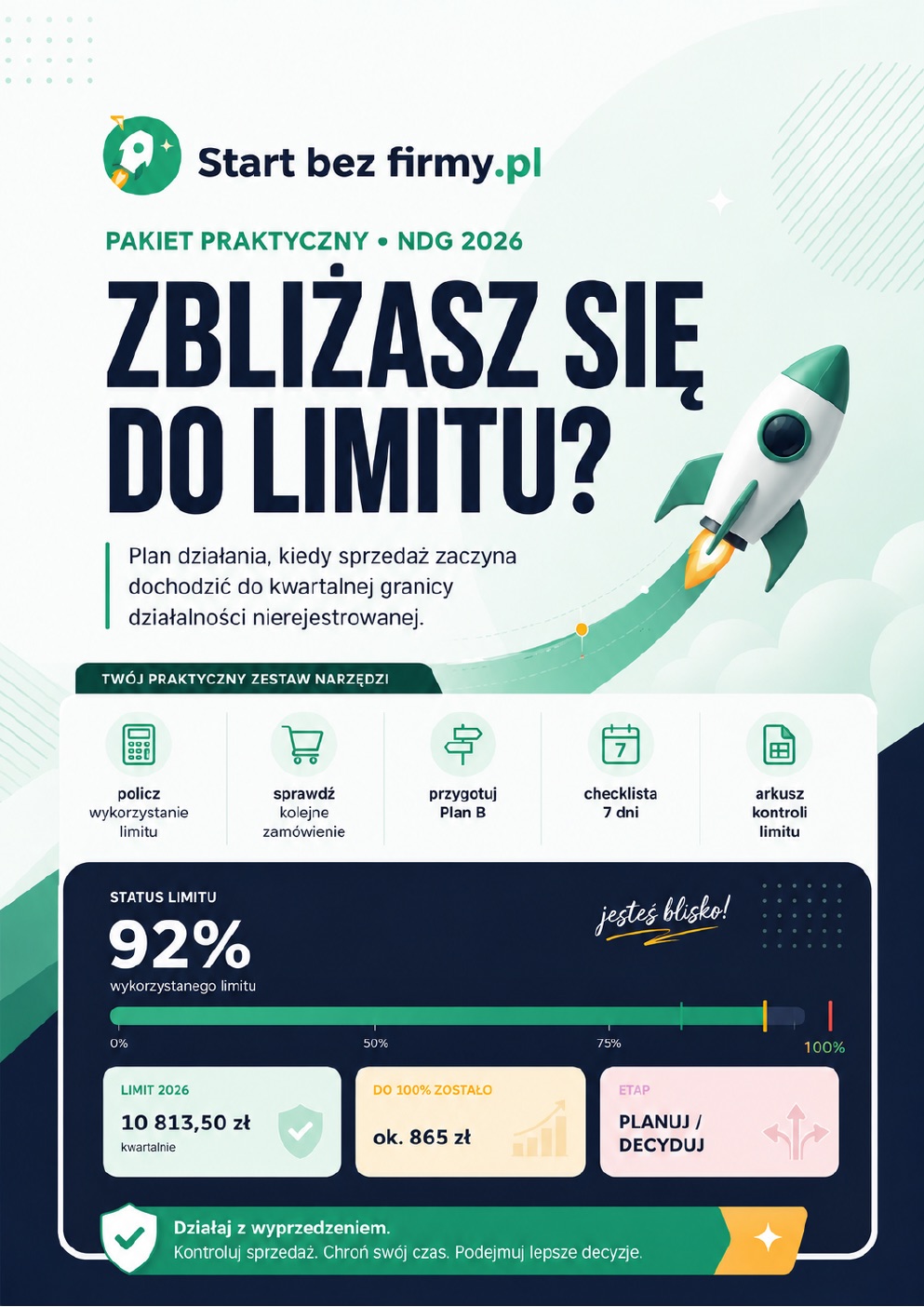 Okładka produktu Pakiet "Zbliżasz się do limitu"